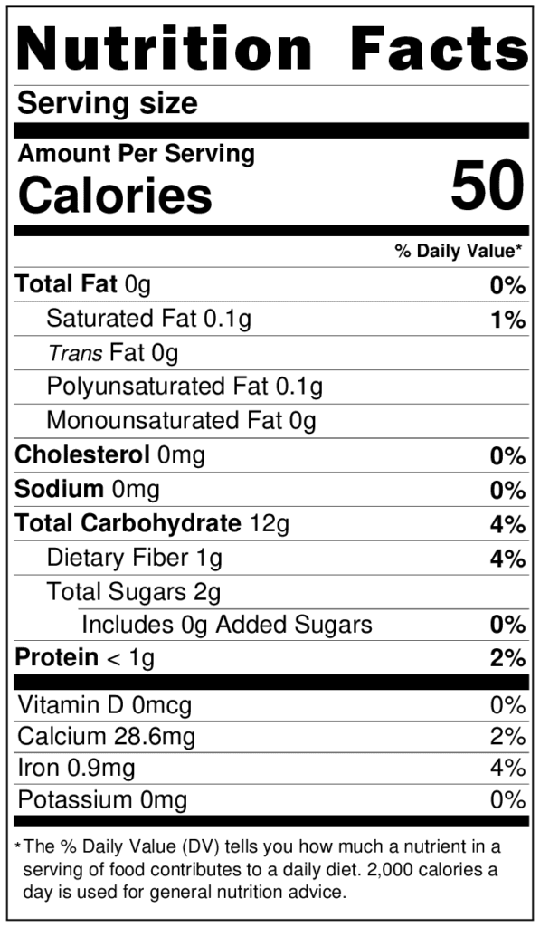 nutritional value of Water Chestnut 1