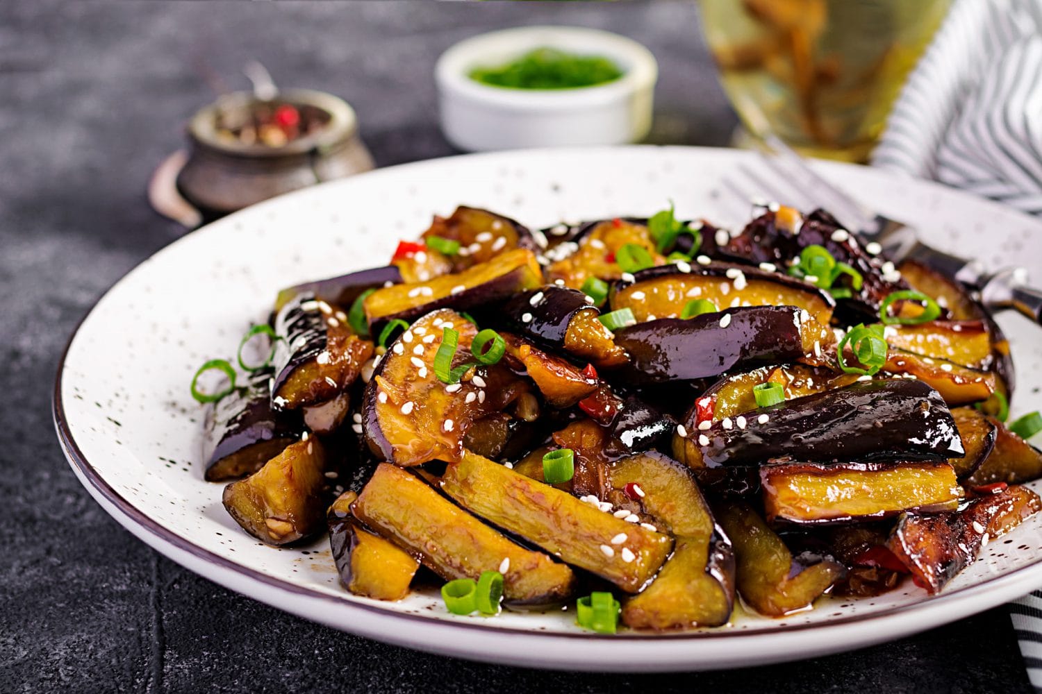 Roasted Eggplant Salad: Healthy Recipe