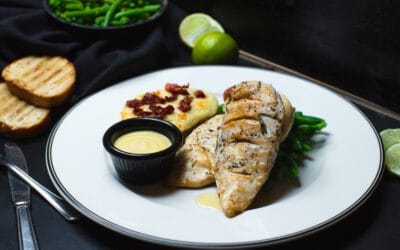 Brema de mar Aberto no Forno Com Pimentos: Receita Saudável