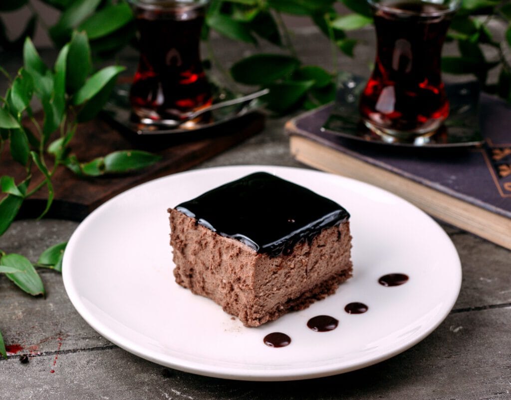 Fitness Chocolate Cake: Healthy Sugar-free and Gluten-free Sweet Recipe With Extra Protein Fitness Chocolate Cake: Healthy Sugar-free and Gluten-free Sweet Recipe With Extra Protein