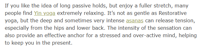 studi yoga yin