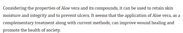 Studi tentang lidah buaya