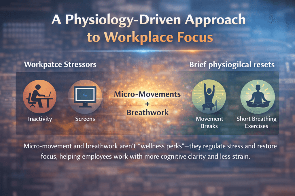 Gerakan mikro & pernapasan di tempat kerja