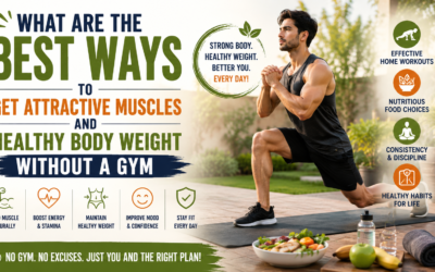 Best Ways to Get Attractive Muscles and Healthy Body Weight Without A Gym