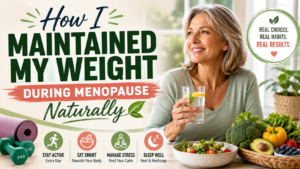 How I Maintained My Weight During Menopause Naturally