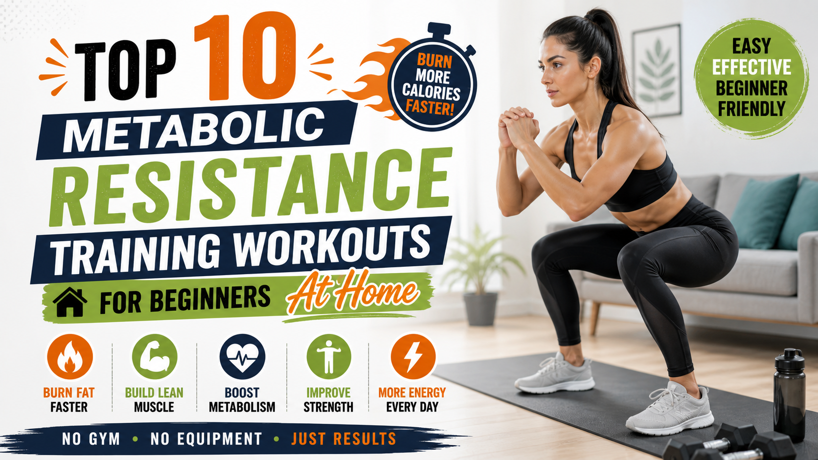 Metabolic Resistance Training Workouts For beginners At Home