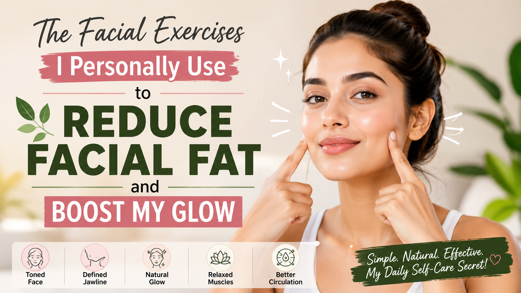 The Facial Exercises I Personally Use to Reduce Facial Fat and Boost My Glow