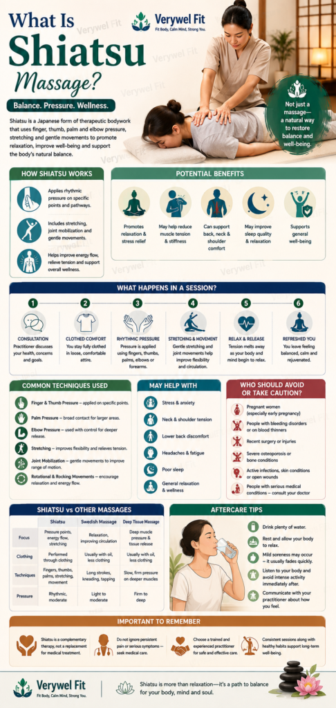 shiatsu massage infographic