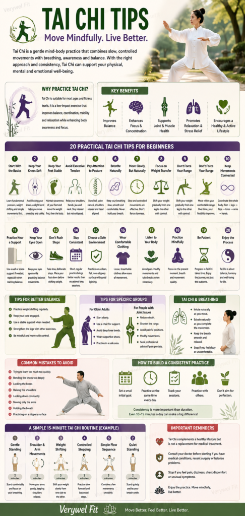 tai chi tips infographic